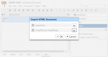 Import Requirements Specification From MS Word | ReqView Documentation