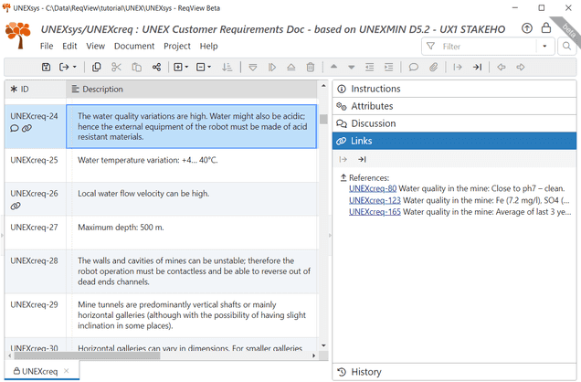 Stakeholder Requirements Specification | ReqView Starter Guide Tutorial