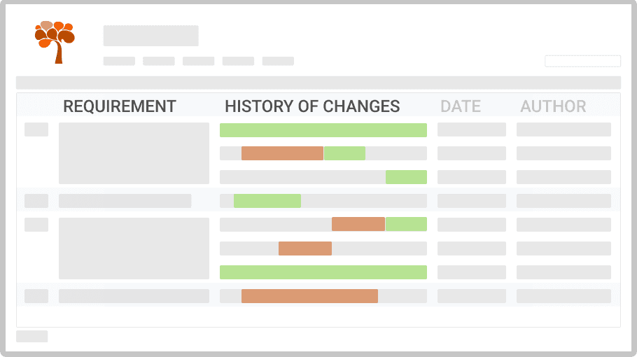 Project History View in ReqView