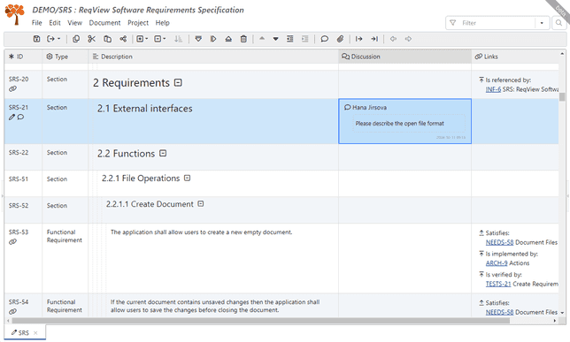 Review Requirements Documents | ReqView Documentation