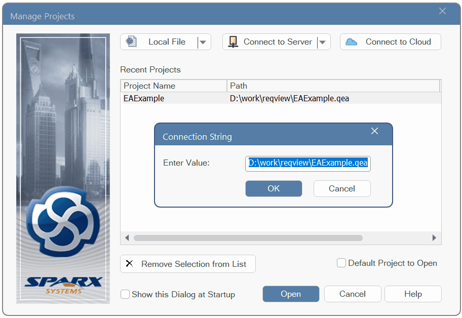 EA Project Path