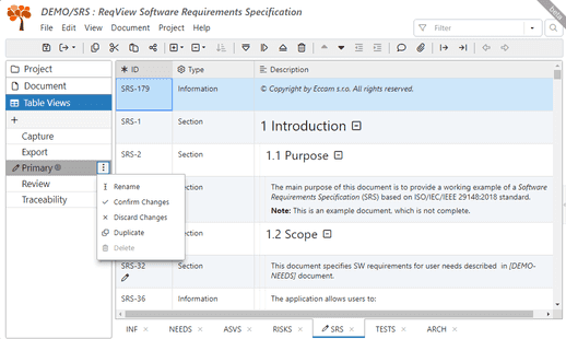 Review Requirements Documents | ReqView Documentation