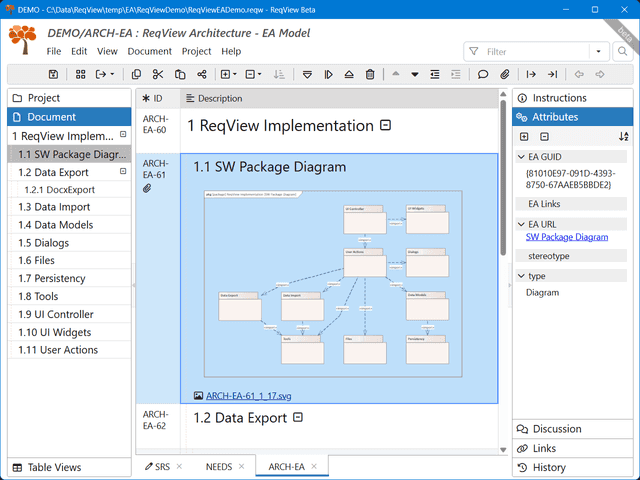 Integrate With Enterprise Architect | ReqView Documentation