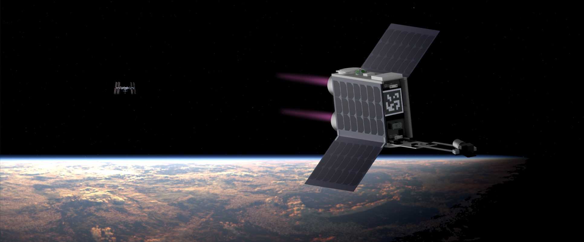 CubeSat SOURCE in Earth orbit