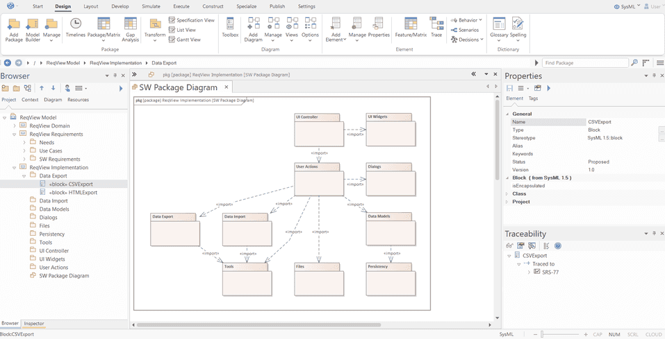 Requirements Management for Sparx Enterprise Architect MBSE Tool ...